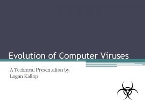 Computer viruses presentation