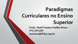 Paradigma curricular