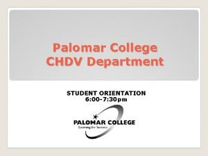 Palomar child development center