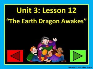 The earth dragon awakes sequence of events