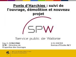 Ponts dHarchies suivi de louvrage dmolition et nouveau