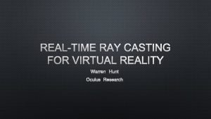 Realtimetv casting