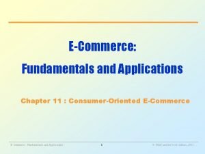 Ecommerce fundamentals