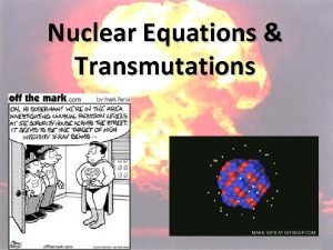 Spontaneous transmutation equation Spontaneous transmutation equation