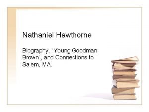 Nathaniel hawthorne background