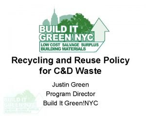 Cd waste recycling
