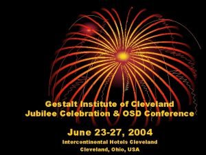 Gestalt institute of cleveland