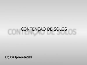 CONTENO DE SOLOS 1 TALUDES A ANGULAO DO CONTENO DE SOLOS 1 TALUDES A ANGULAO DO