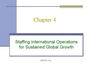 International staffing definition