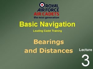 Cadet rule in navigation