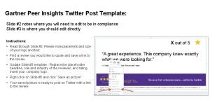 Gartner Peer Insights Twitter Post Template Slide 2