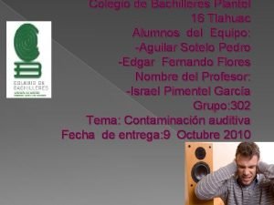 Colegio de Bachilleres Plantel 16 Tlahuac Alumnos del