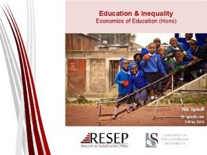 Inequality in education in india ppt