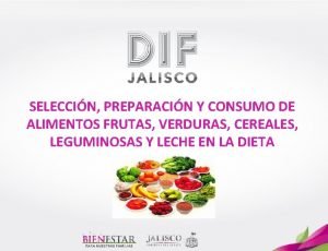 SELECCIN PREPARACIN Y CONSUMO DE ALIMENTOS FRUTAS VERDURAS