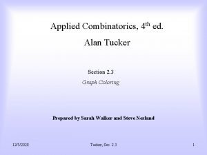 Applied Combinatorics 4 th ed Alan Tucker Section