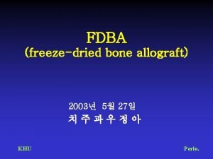 Fdba bone graft