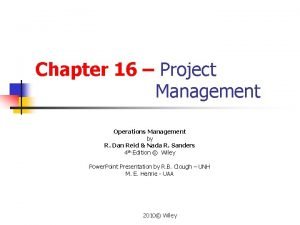 Project s chapter 16