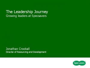 Leadership journey map