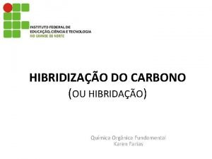 Hibridização do carbono