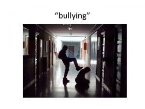 Causas del bullying