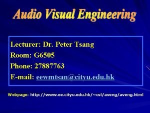 Dr. peter tsang