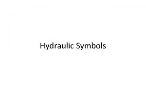 Unidirectional hydraulic motor symbol