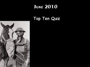 June 2010 Top Ten Quiz The Ganges River