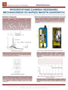 Zastosowanie rezonansu mechanicznego