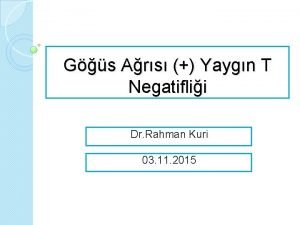 Gs Ars Yaygn T Negatiflii Dr Rahman Kuri