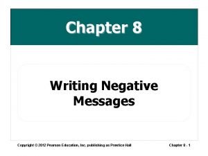 Negative messages in business communication examples