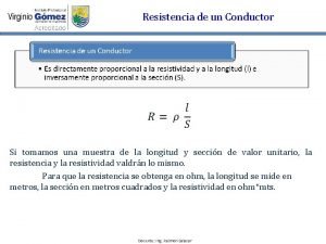 Resistividad