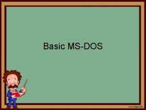 Ms-dos original author