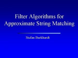 A guided tour to approximate string matching