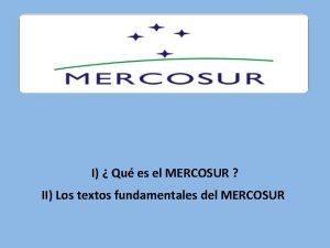 Mercosur definición