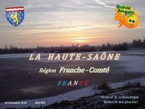 LA HAUTESANE Rgion Franche Comt FRANCE 04 December
