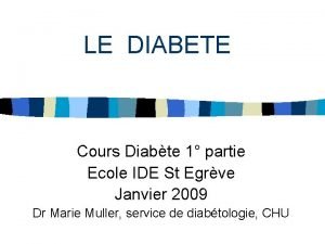 Diabete type 2