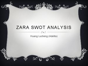 Zara swot analysis