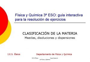 Fsica y Qumica 3 ESO gua interactiva para