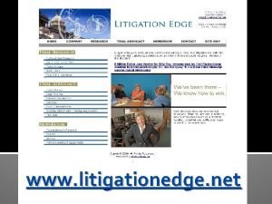 www litigationedge net Jury DeSelection INSERT PHOTO OF