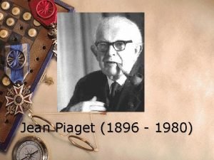 Jean piaget background Jean piaget background