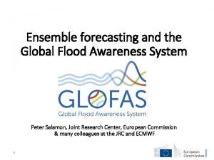 Global flood awareness system