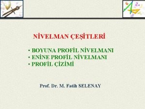 Enine profil nivelmanı