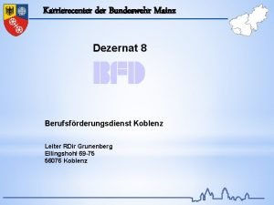 Berufsförderungsdienst koblenz