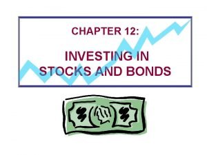 Chapter 12 investing in stocks