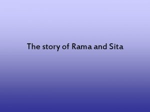 Rama sita story