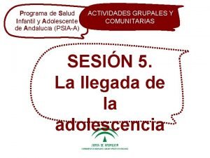 Programa de Salud Infantil y Adolescente de Andaluca