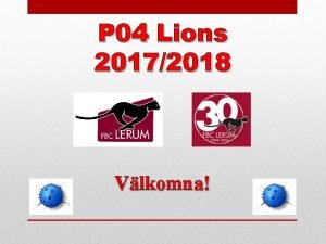 P 04 Lions 20172018 Vlkomna FBC Lerum Hemsida