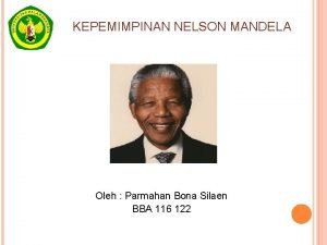 Kepemimpinan nelson mandela