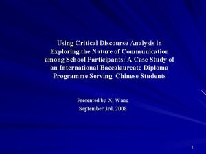What is discourse