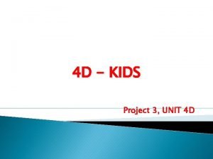 Project 3 unit 4